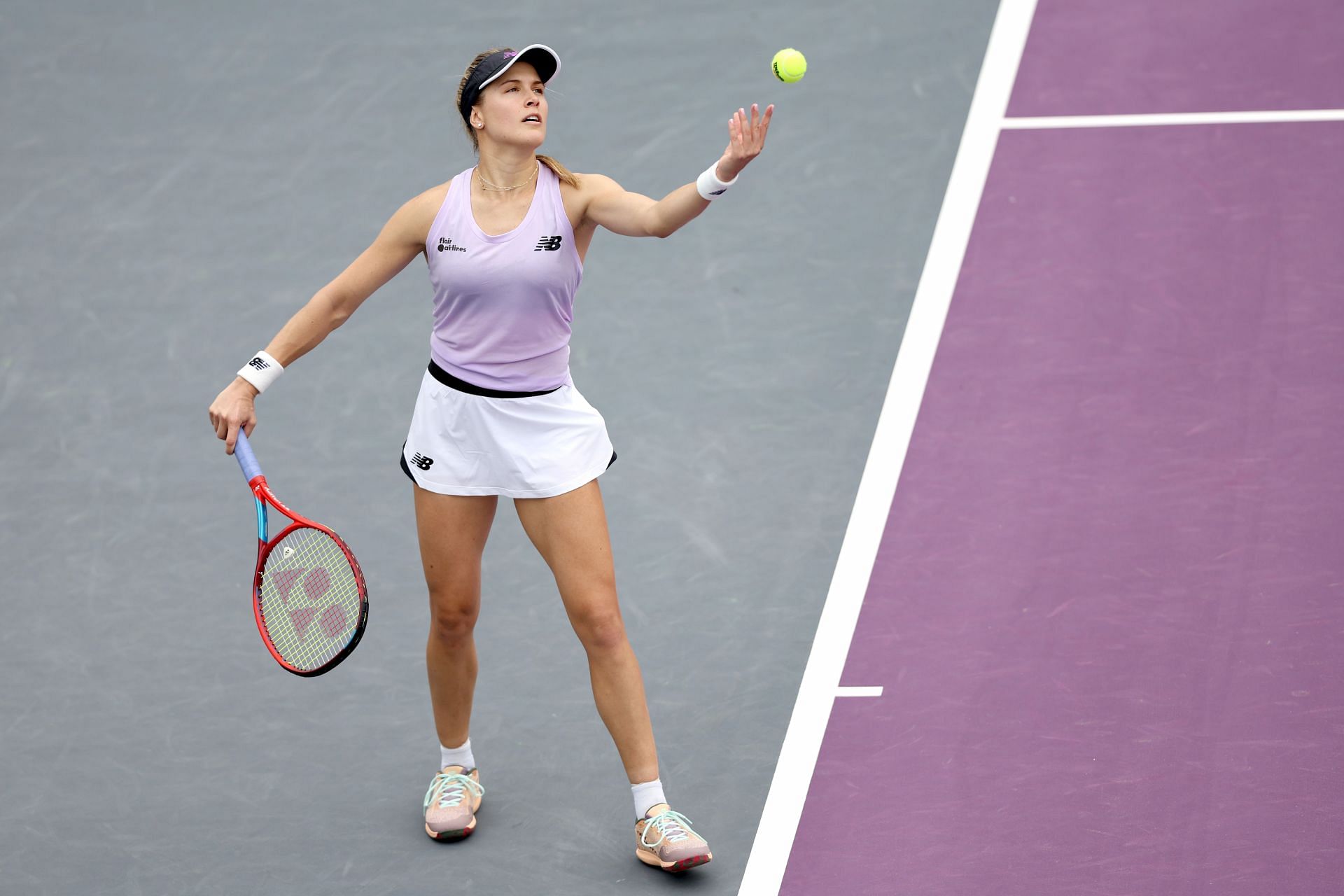 Eugenie Bouchard is currently competing at the World Tennis League in Dubai
